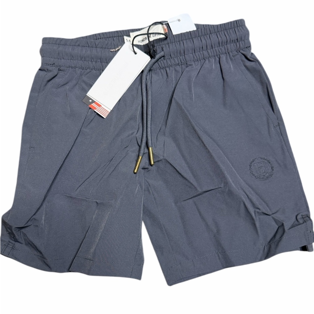Honor The Gift Kids Hybrid Shorts Gray Size 5–6 Drawstring New With Tags